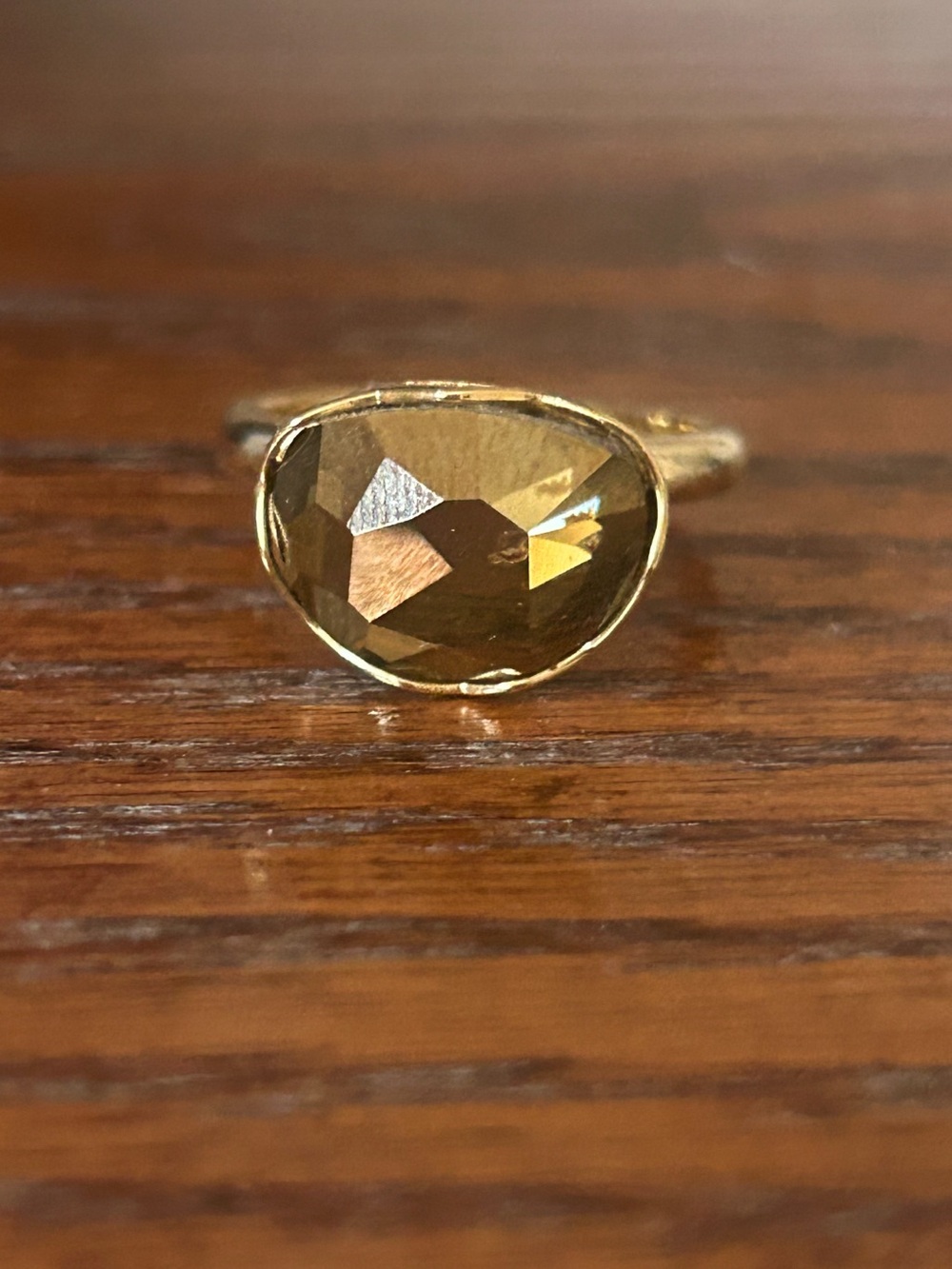 🦢Swarovski🦢 Gold Crystal Ring (see 3rd image)